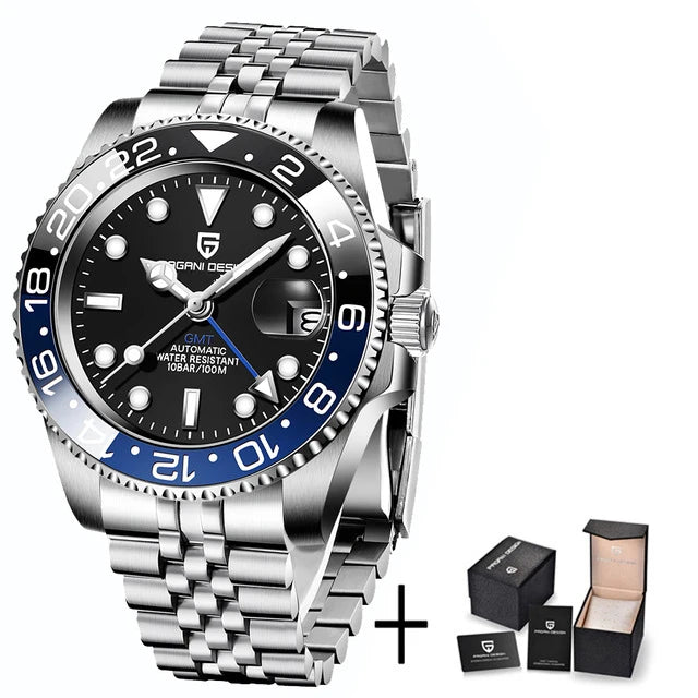 PAGANI DESIGN V3 – Luxury GMT Automatic Men's Watch, 40MM