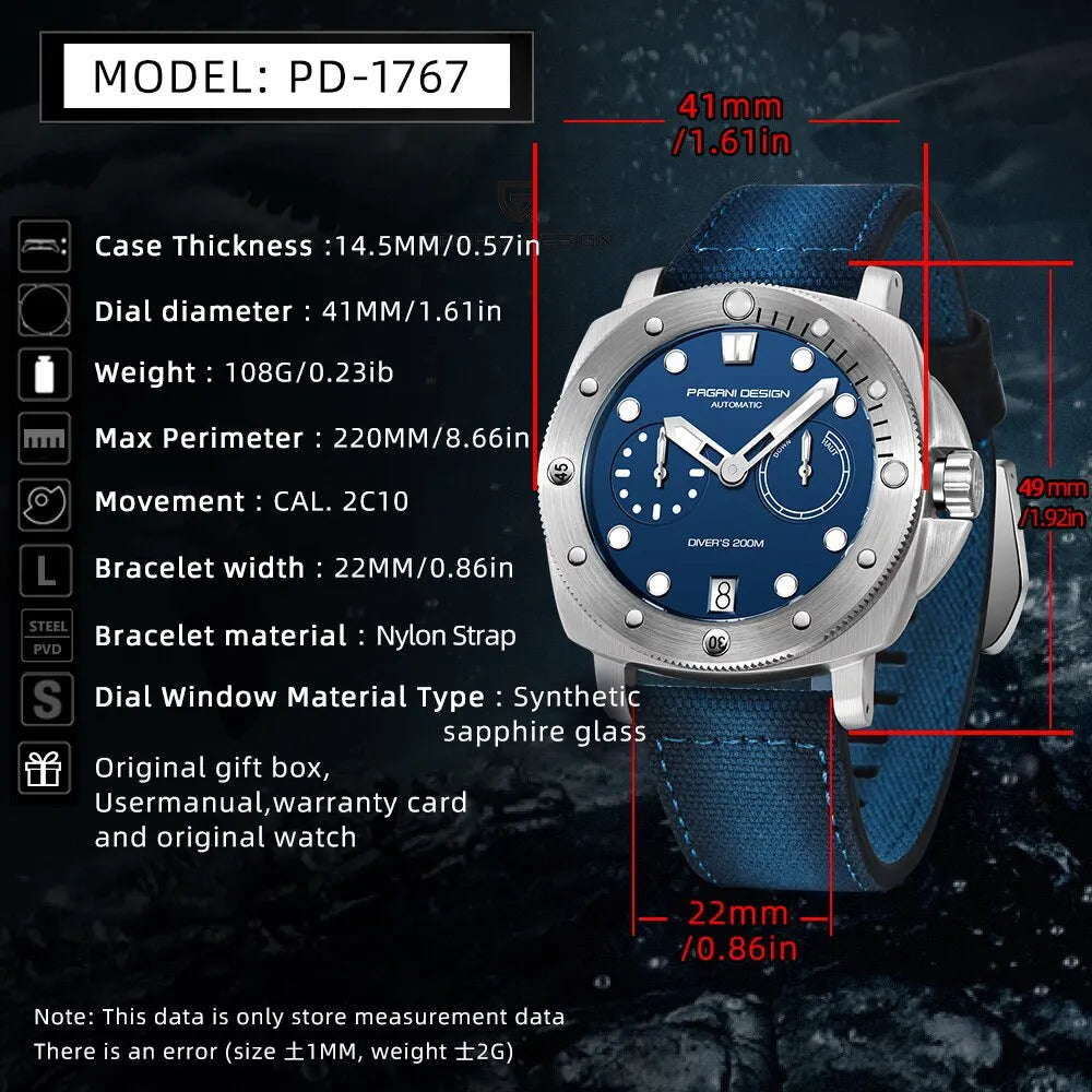 PAGANI Design Automatic Mechanical Limited Edition