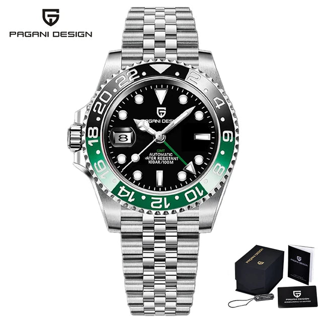 PAGANI DESIGN V3 – Luxury GMT Automatic Men's Watch, 40MM