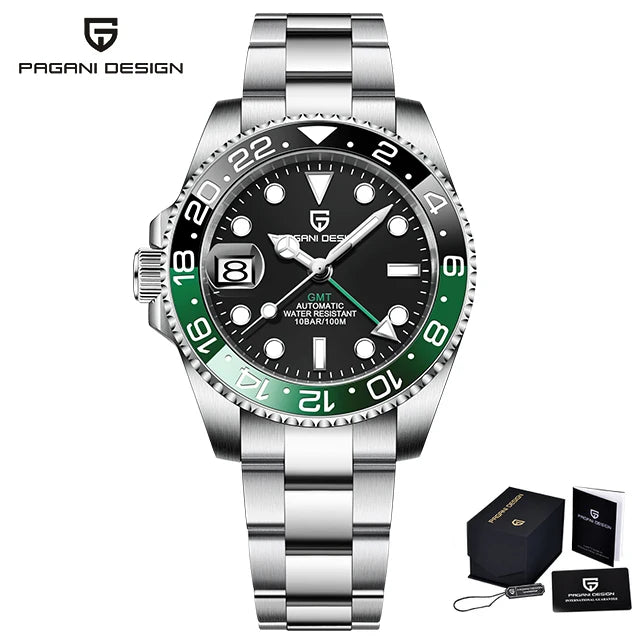 PAGANI DESIGN V3 – Luxury GMT Automatic Men's Watch, 40MM