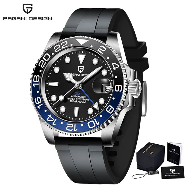 PAGANI DESIGN V3 – Luxury GMT Automatic Men's Watch, 40MM