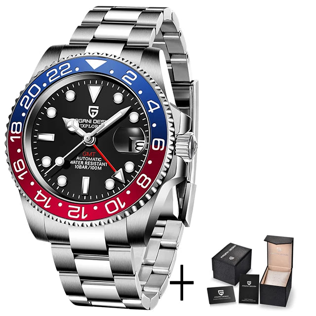 PAGANI DESIGN V3 – Luxury GMT Automatic Men's Watch, 40MM