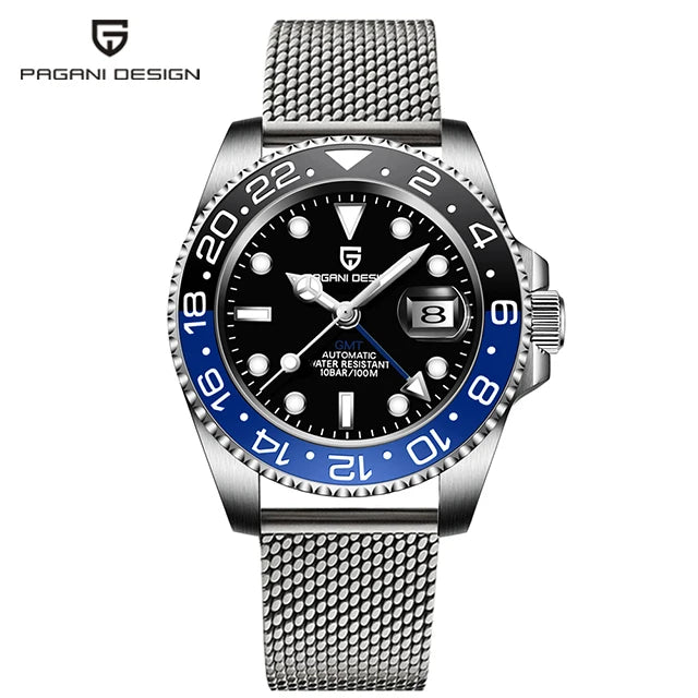PAGANI DESIGN V3 – Luxury GMT Automatic Men's Watch, 40MM