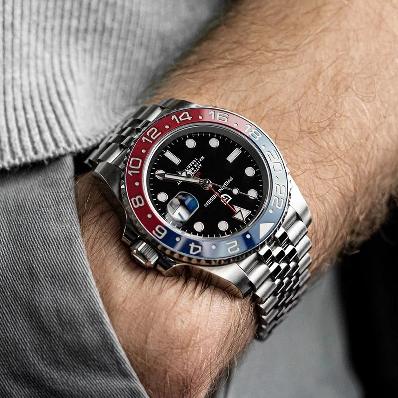 PAGANI DESIGN V3 – Luxury GMT Automatic Men's Watch, 40MM