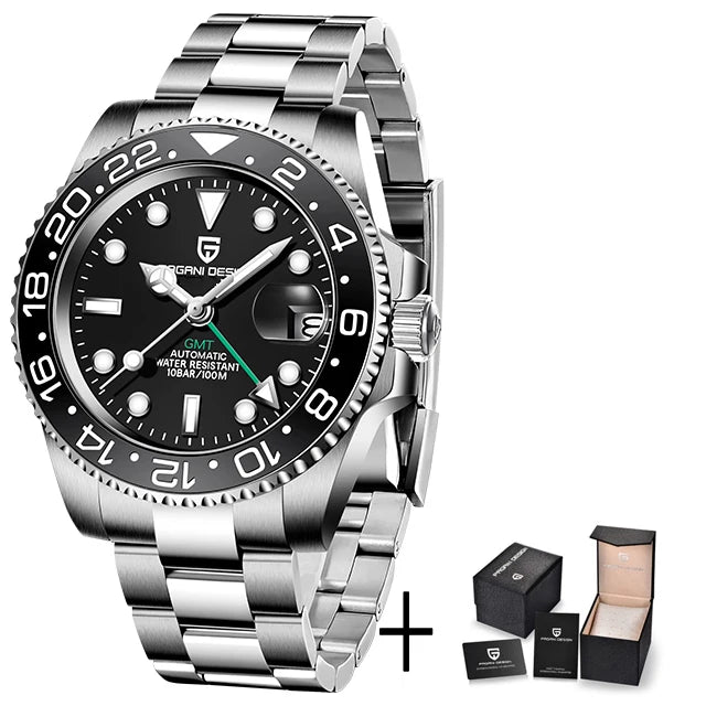 PAGANI DESIGN V3 – Luxury GMT Automatic Men's Watch, 40MM
