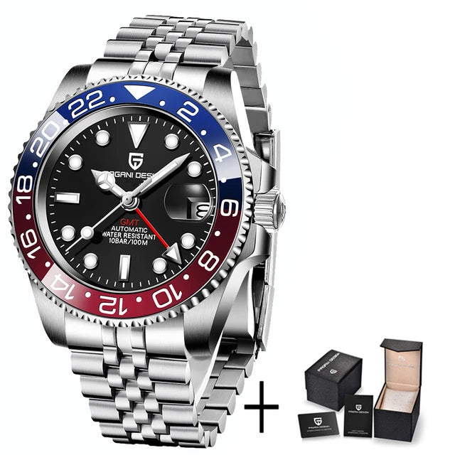 PAGANI DESIGN V3 – Luxury GMT Automatic Men's Watch, 40MM