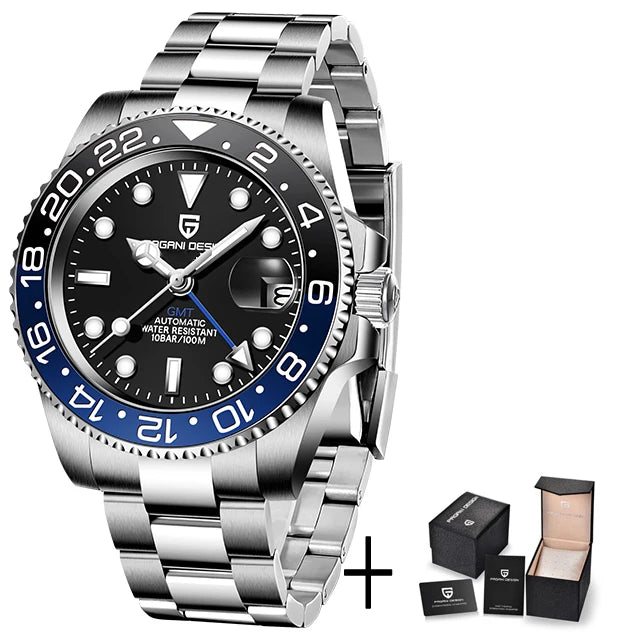 PAGANI DESIGN V3 – Luxury GMT Automatic Men's Watch, 40MM