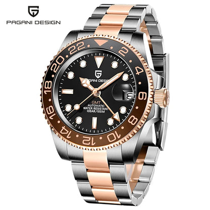 PAGANI DESIGN V3 – Luxury GMT Automatic Men's Watch, 40MM